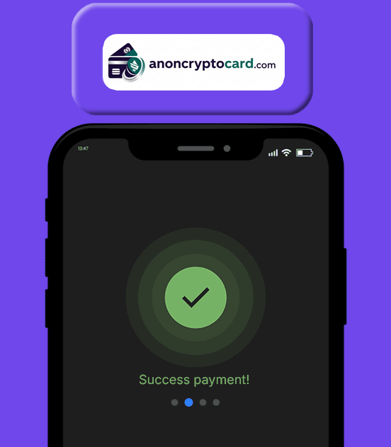 Payment success notification displayed on a smartphone